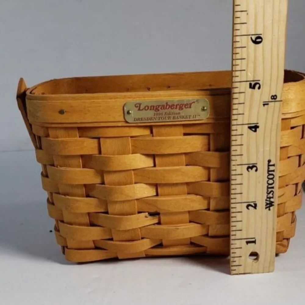 Vintage Longaberger‎ Basket 1996 Edition Dresden Tour Basket II